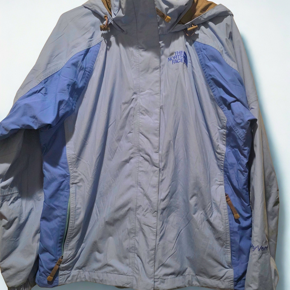 The North Face Gray and Blue Jacket